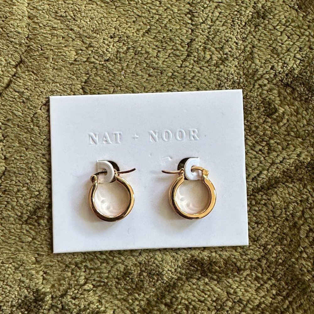 Nat + Noor Nura Gold Hoops